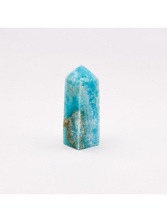 Aragonita azul cruda