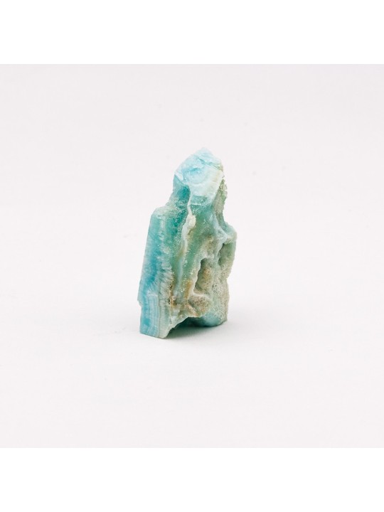 Aragonita azul cruda