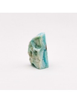 Aragonita azul cruda