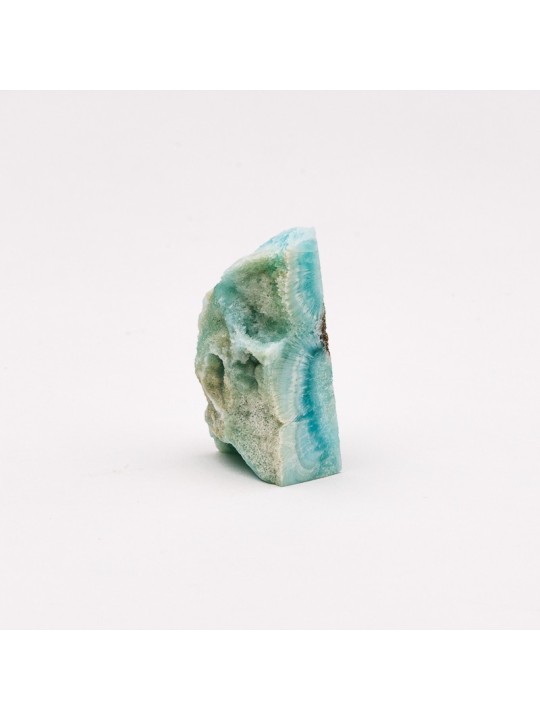 Aragonita azul cruda