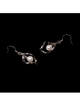 Orecchini in perle di fiume