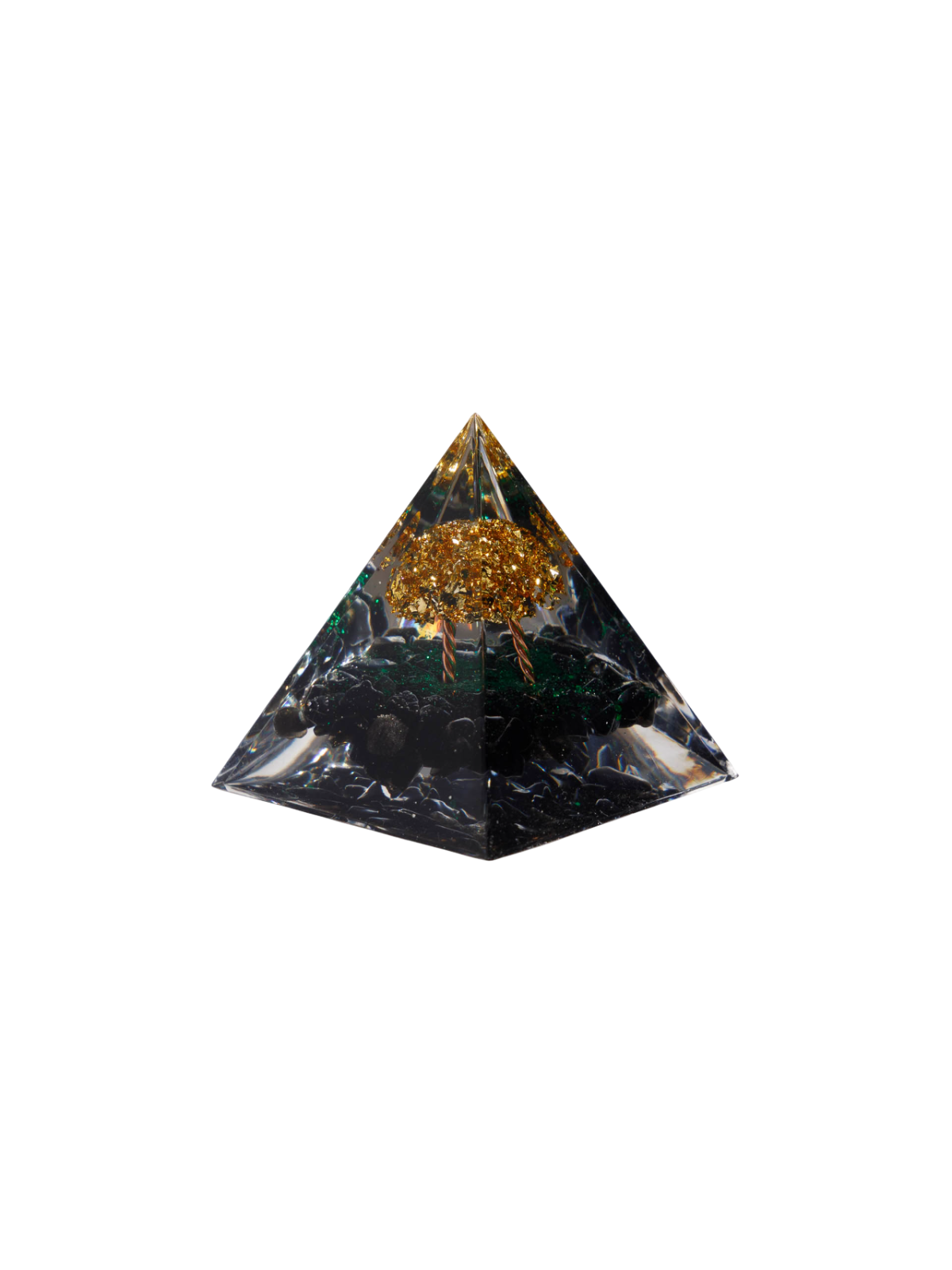 Piramide Orgonite con Oxydiana Negra