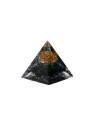Piramid Orgonite mit schwarzem Oxydiana