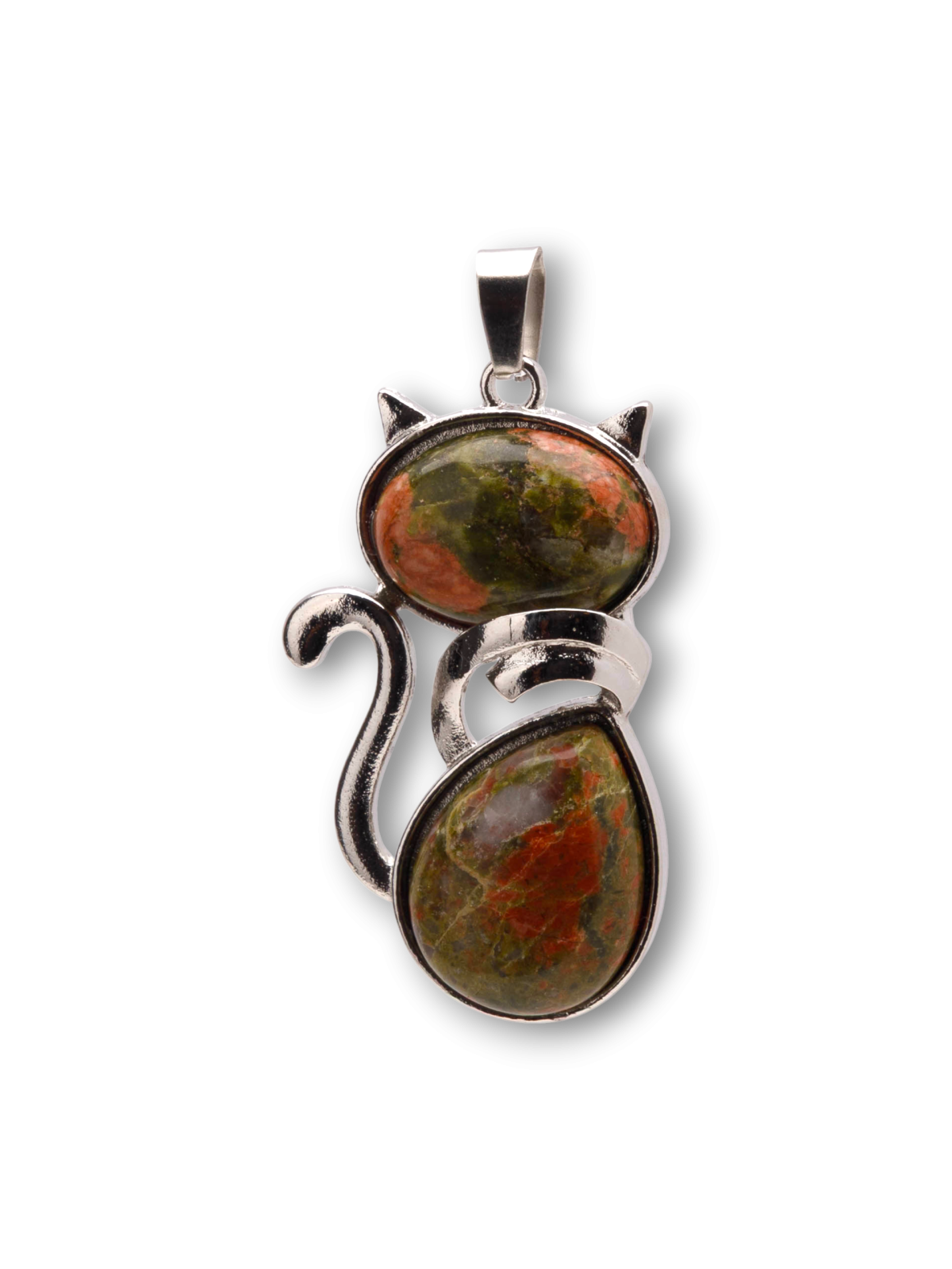 Pendentif de chat dans un peu