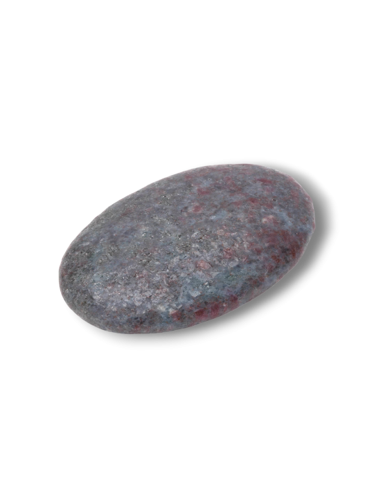 Rubí en Cyanite Palmstone
