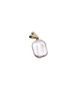 Ciondolo in perla di fiume