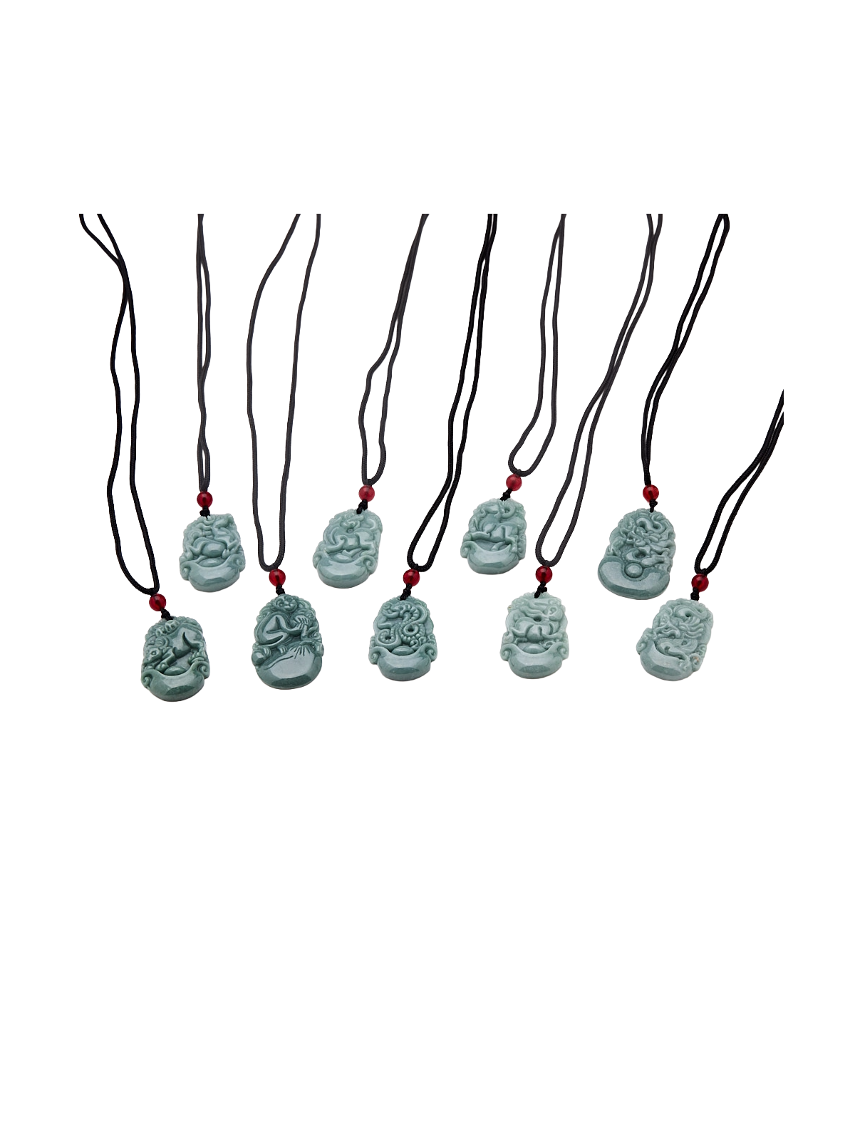 Jade Nephrite: Chinese zodiac signs pendants