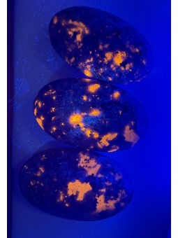 Yooperlite fluorescente burattata palmstone