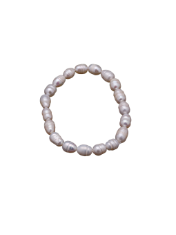 Pulseras en perlas de los ríos