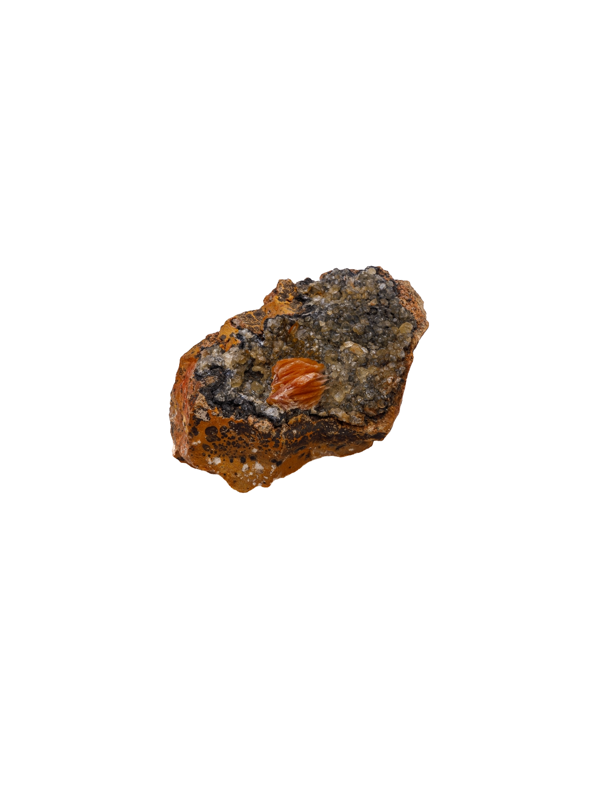 Barite crestata cristallizzata