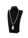 Collier avec pendentif en Amazonite