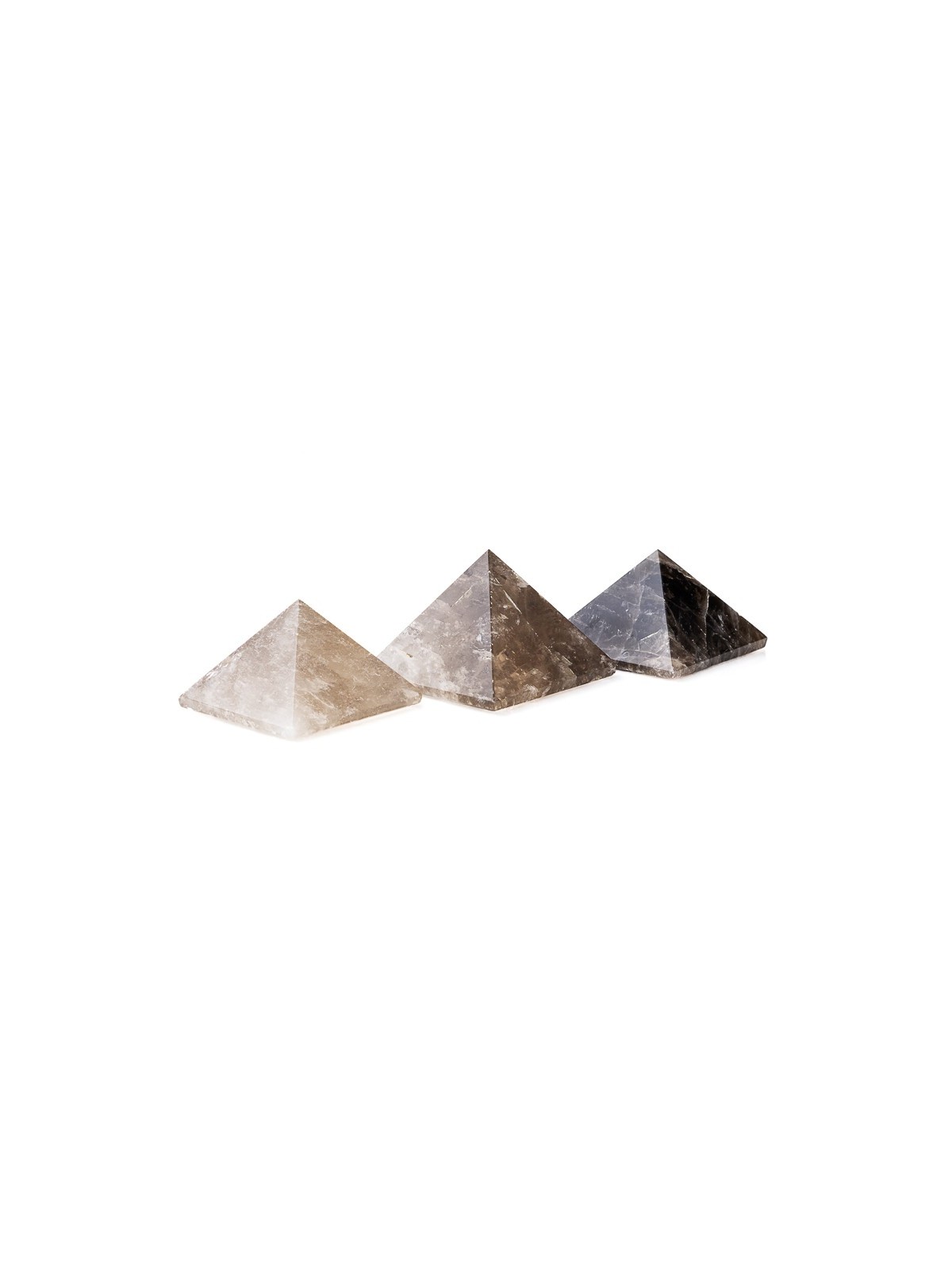 Smoked quartz pyramid: protection, rooting and purification
