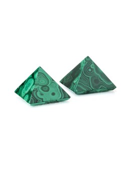 Malachite pyramid: power, protection and abundance