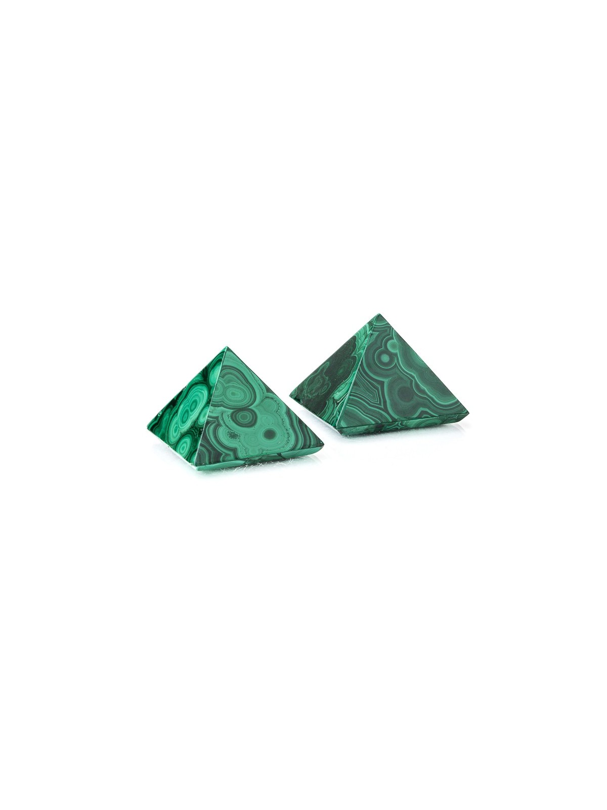 Malachite pyramid: power, protection and abundance