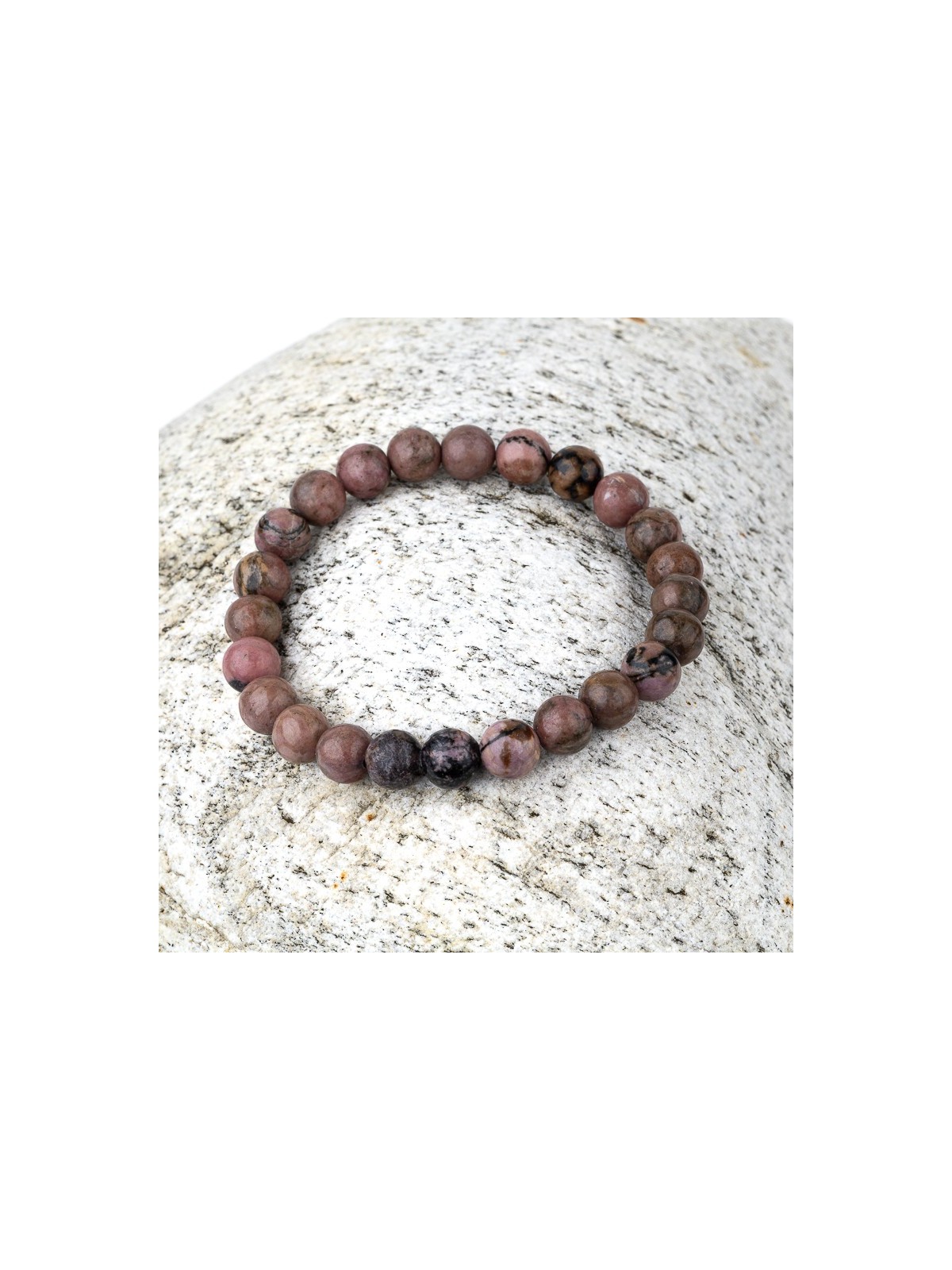 Discover our bracelets in Rodonite