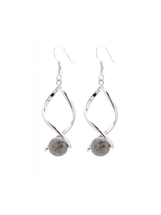 Discover our white labradorite earrings