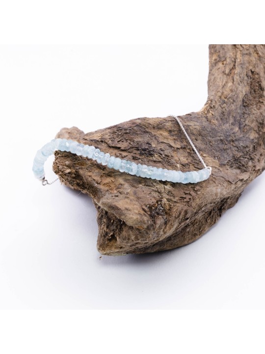 Pulsera de plata y cristalina - disponible para ordenar