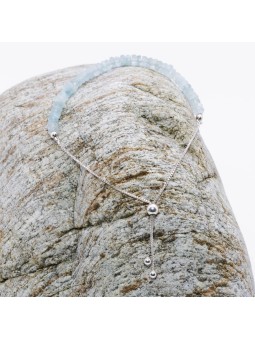 Silver and crystal bracelet - Available to order