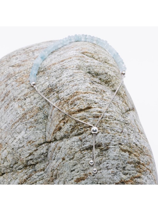 Silver and crystal bracelet - Available to order